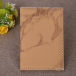 Vintage Marble Style Passport Cover Waterproof Passport Case