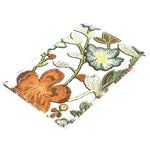 Vintage Embroidered Flower Passport Case