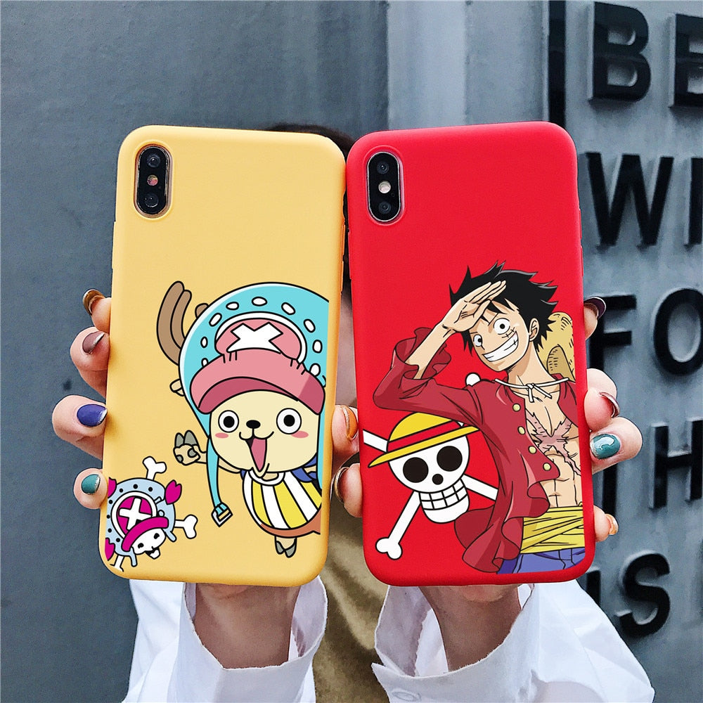 Japan Anime Luffy Tony Chopper Candy Apple iPhone