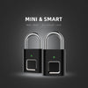 Mini Unlock Rechargeable Smart Lock Keyless Fingerprint Lock Anti-Theft Security Padlock Door Luggage Lock small box