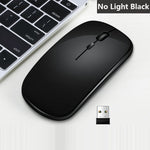 Wireless Mouse Rechargeable Silent Mouse 2.4GHz USB Optical Ergonomic Mice LED Backlight Game Gaming Mouse For PC Laptop Gamer