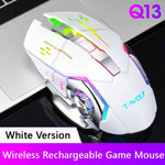 Wireless Mouse Rechargeable Silent Mouse 2.4GHz USB Optical Ergonomic Mice LED Backlight Game Gaming Mouse For PC Laptop Gamer