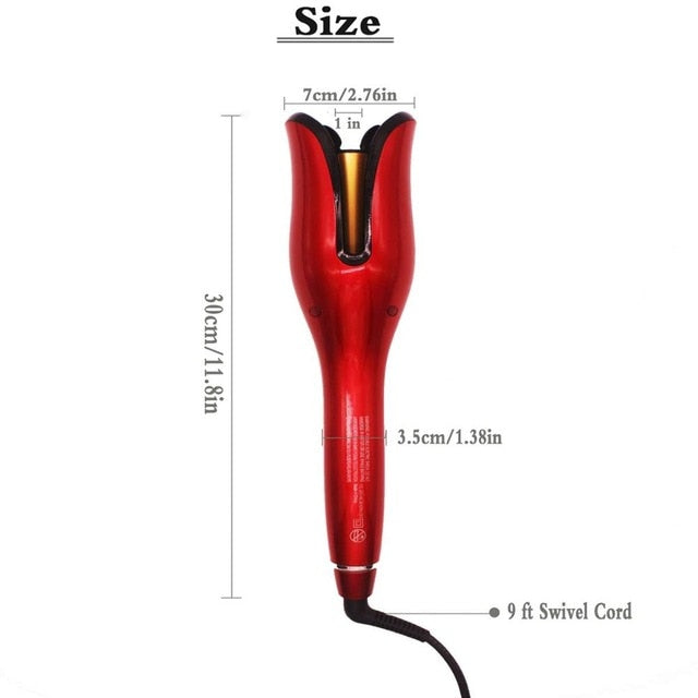 Rose-shaped Multi-Function LCD Curling Iron