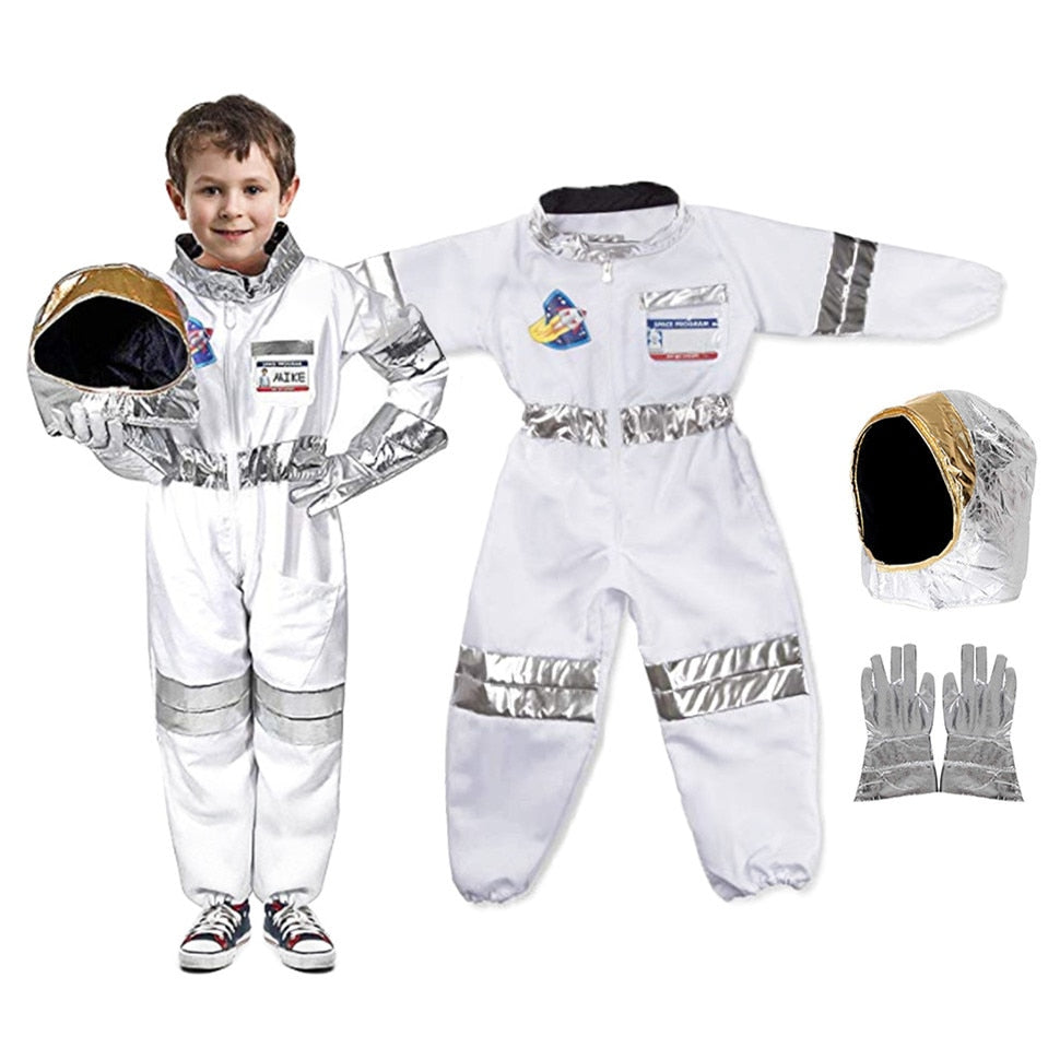 Astronaut Halloween Costume kids Rocket Space suit