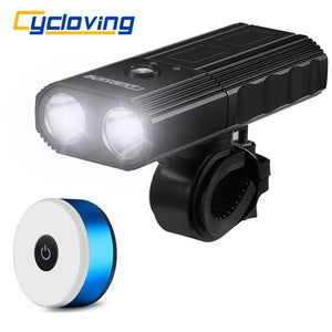 Cycloving Bike light 2LED bicycle lights waterproof IPX3 Power Bank and newer bike tail light accessories