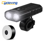 Cycloving Bike light 2LED bicycle lights waterproof IPX3 Power Bank and newer bike tail light accessories