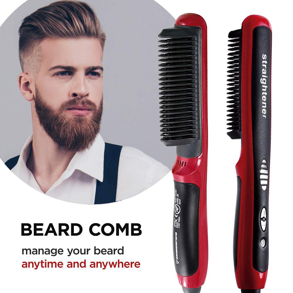 Beard Straightener Portable Hair Straight Electric Brush